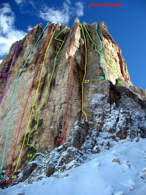 Номинанты "Стального Ангела-2009". Cime Grande di Lavaredo, северная стена "Comici". Морозова-Матюшевская (Альпинизм, zamberlan, tre cime di laveredo, rock empire, стальной ангел, dav club russland, grivel, женский альпинизм, redfox, фар)