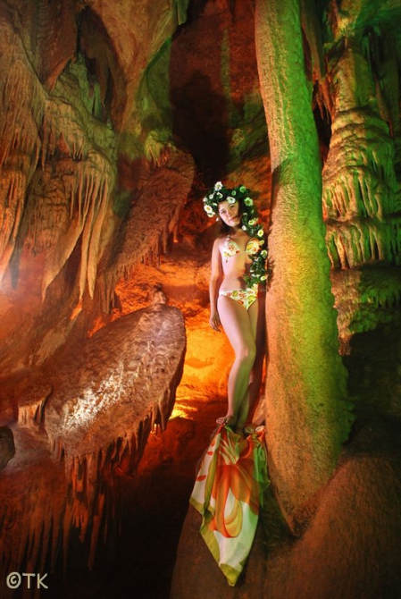 Арт-фотография под землей. (Спелеология, спелеология, пещеры, календарь, крым, speleo, караби, красная, кизил коба, паводок, кастере)