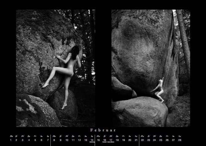 Ню что, настало время поговорить о календарях? (Скалолазание)