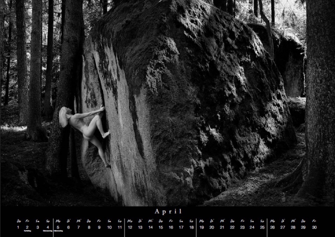 Ню что, настало время поговорить о календарях? (Скалолазание)