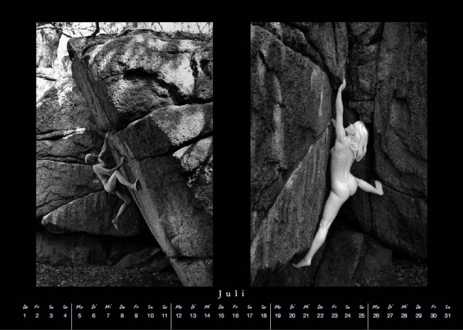 Ню что, настало время поговорить о календарях? (Скалолазание)