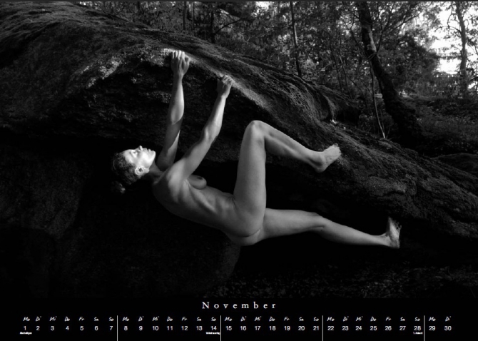 Ню что, настало время поговорить о календарях? (Скалолазание)