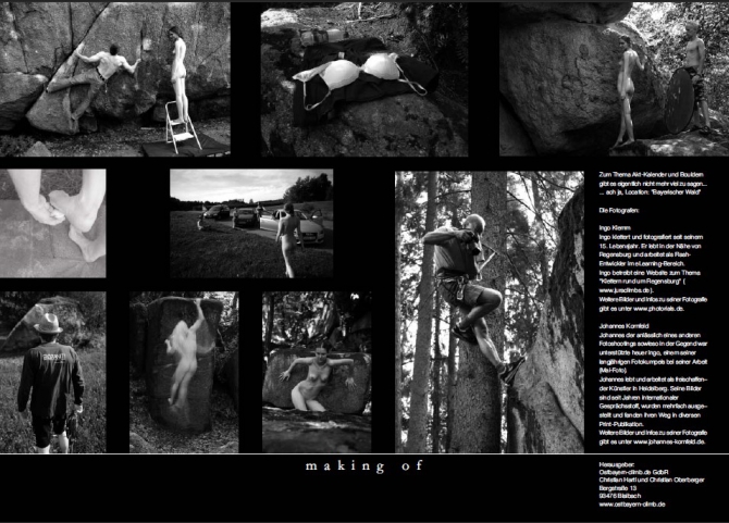 Ню что, настало время поговорить о календарях? (Скалолазание)