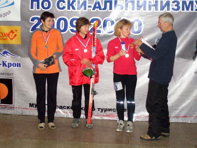 Итоги вертикальной гонки Первого этапа Кубка России по ски-альпинизму 2009-2010 (Ски-тур, магнитогорск, кубок россии)