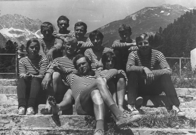 История одесского альпинизма в фотографиях из альбомов А.В.Блещунова. (альпинизм в одессе, одесса, история альпинизма)