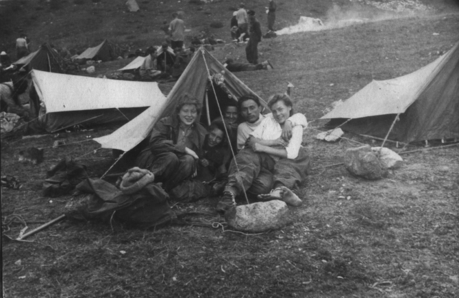 История одесского альпинизма в фотографиях из альбомов А.В.Блещунова. (альпинизм в одессе, одесса, история альпинизма)