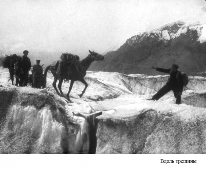 Пик Победа, 1949 (Альпинизм, инылчек, звездочка, колокольников)