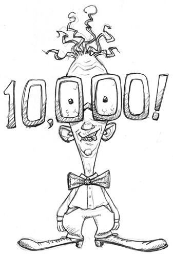 Нас 10000... и даже чуть больше:, нас много, радость, риск)