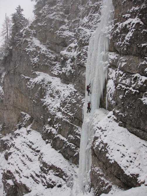 Немецкая ледовая арена (Ледолазание/drytoolling, sylvensteinspeichersee, тироль, ледолазание, альпы)
