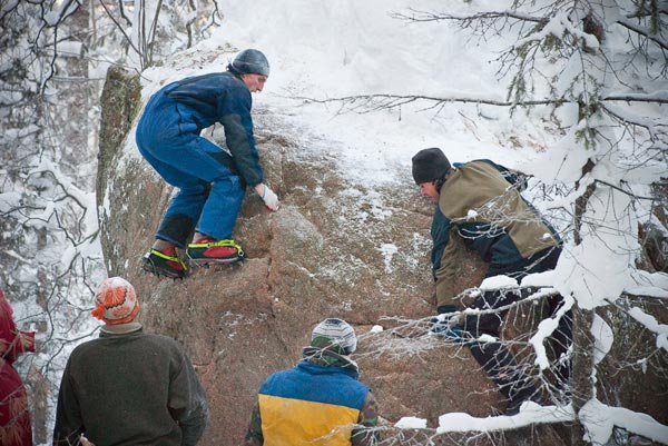 Рождество на Столбах. (Альпинизм, связки, марафон, хитрушки, красноярск, столбы, соревнования)