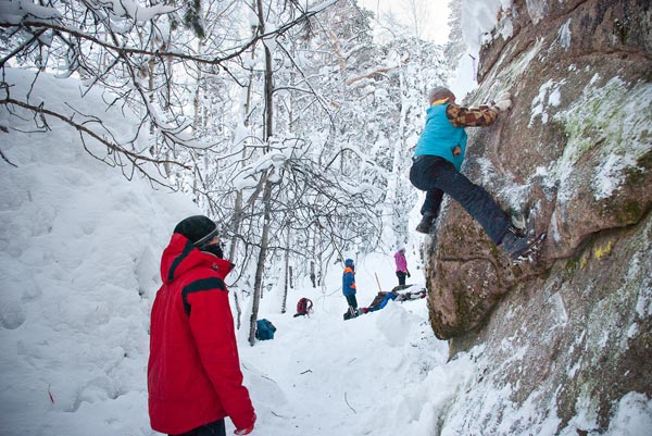 Рождество на Столбах. (Альпинизм, связки, марафон, хитрушки, красноярск, столбы, соревнования)