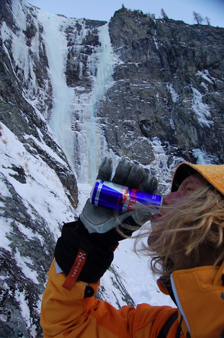 Один из самых жестких водопадов Австрии пройден Руди Хаузером соло! (Альпинизм)