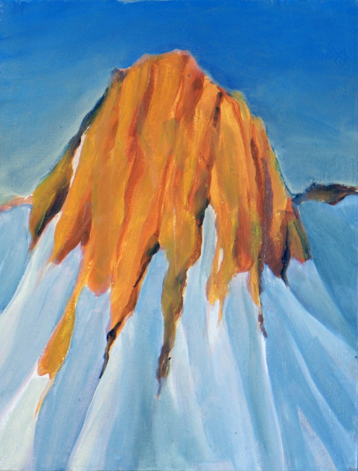 Год прошедший (Альпинизм, живопись, масло, горы, 2010, angelina jolie)