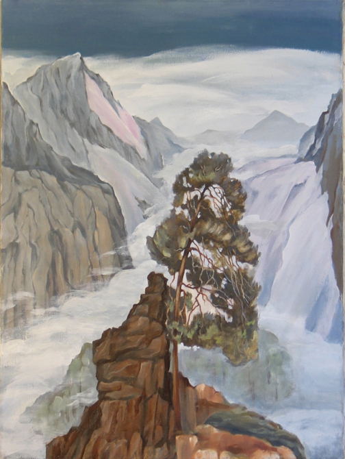 Год прошедший (Альпинизм, живопись, масло, горы, 2010, angelina jolie)