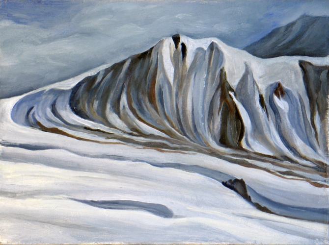 Год прошедший (Альпинизм, живопись, масло, горы, 2010, angelina jolie)