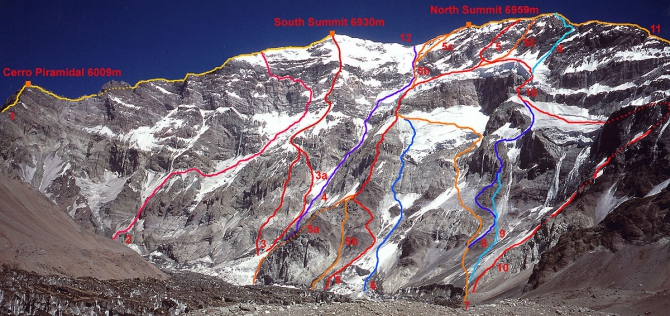 Сезон на Аконкагуа. Часть 2. Новый маршрут по Южной стене (Альпинизм, келлог, южная стена аконкагуа, 7 вершин)