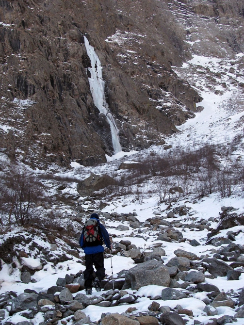 Ледолазанье. Кавказ. Северная Осетия. Ущелье Мидаграбин. (Альпинизм, альпинизм)