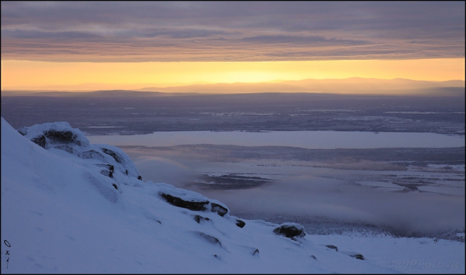 Хибины... Ох уж это розово-туманное Заполярье... (Горные лыжи/Сноуборд, фото, горные лыжи, кировск, кольский полуостров, горы, фотография, photo)