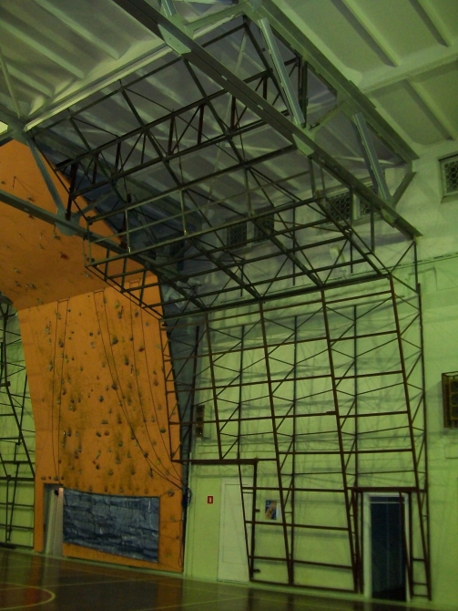 Часть 2. Мы строили, строили и наконец построили....))), Скалолазание, скалодром, скалолазание)