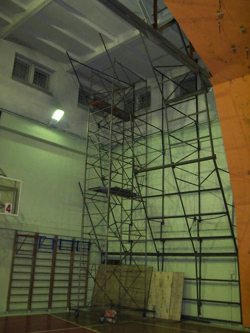 Часть 2. Мы строили, строили и наконец построили....))), Скалолазание, скалодром, скалолазание)