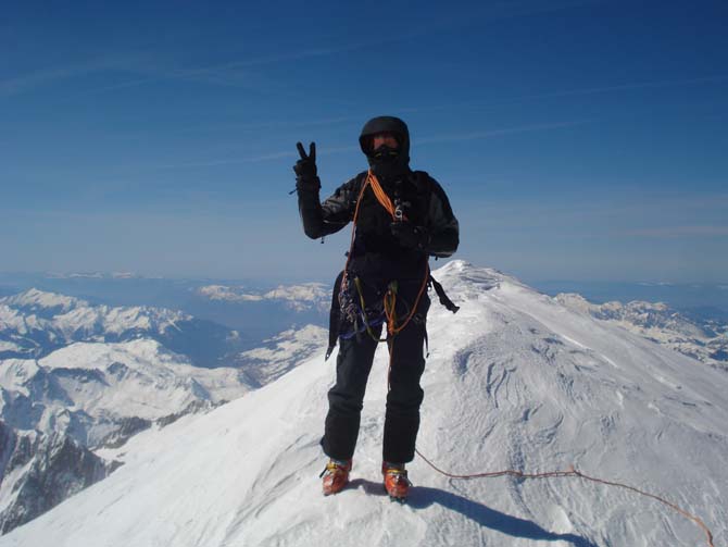 На скитуровских лыжах, на вершину Монблан... Март 2010 (Альпинизм)