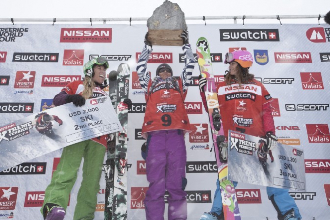 Xtreme Verbier: Результаты соревнований 20 марта 2010 или В КОНТЕСТЕ ТОЛЬКО ДЕВУШКИ. (Бэккантри/Фрирайд, соревнования, фрирайд, fwt, fwt-2010, freeride word tour 2010)