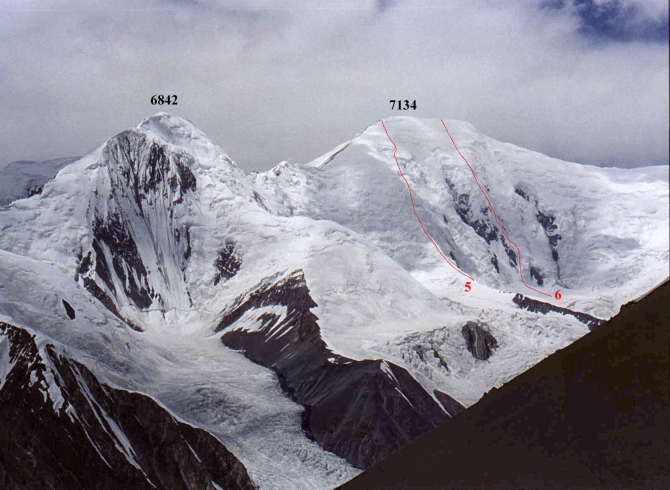 Маршруты южных склонов пика Ленина (Альпинизм, пик ленина, маршрут хойера, маршрут устинова, маршрут борисенка)