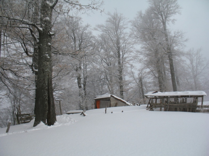 Карпаты. Пилипец и полонина Боржава, март, 2010 г. (Горный туризм)