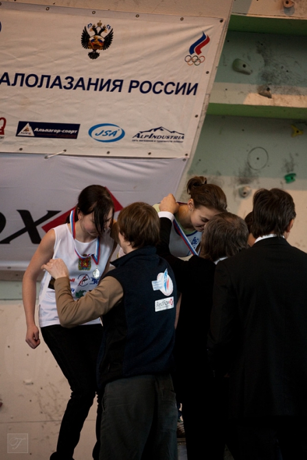 Первенство России по скалолазанию. Фотоотчет награждение скорость, закрытие 28.03.10 (Скалолазание, скалолазание, трудность)