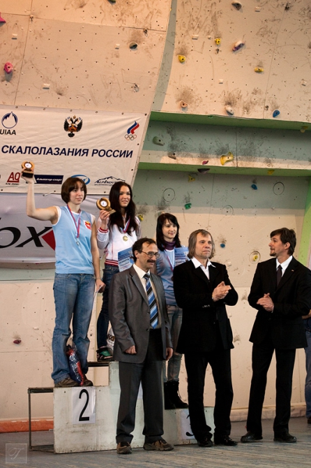 Первенство России по скалолазанию. Фотоотчет награждение скорость, закрытие 28.03.10 (Скалолазание, скалолазание, трудность)
