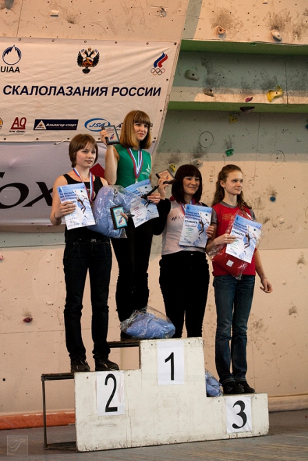 Первенство России по скалолазанию. Фотоотчет награждение скорость, закрытие 28.03.10 (Скалолазание, скалолазание, трудность)