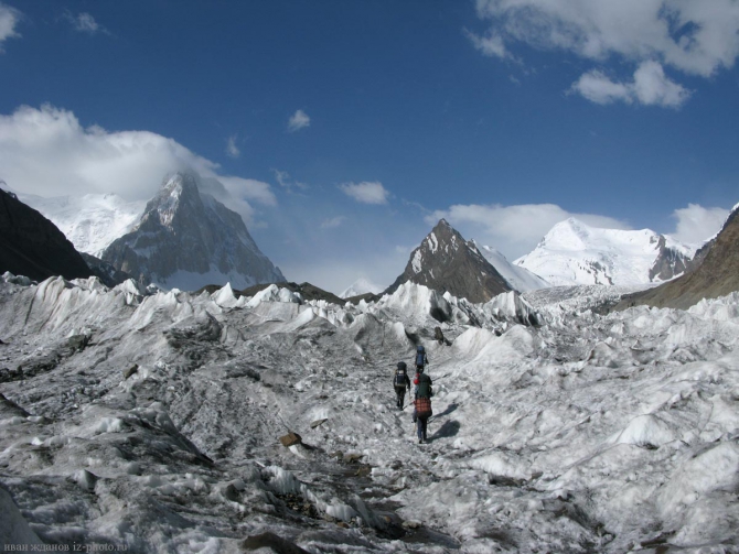 Фотогалерея или репортаж. Памирский марафон 2009. Часть 3. Пик Коммунизма (Альпинизм, маи, пик ленина, пик революции)
