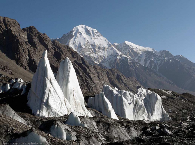 Фотогалерея или репортаж. Памирский марафон 2009. Часть 3. Пик Коммунизма (Альпинизм, маи, пик ленина, пик революции)