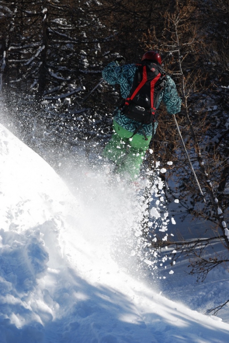 Лавинный рюкзак Snowpulse на практике - Михаил Крутянский (Горные лыжи/Сноуборд, горные лыжи, фрирайд, миша крутянский, андрей арсеев, чегет)