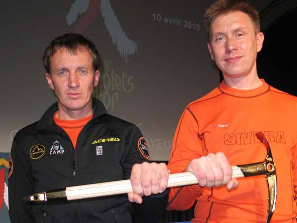 Золотой Ледоруб 2010. Лауреаты (Альпинизм, эрцог, норманд, демсте, браун, бонатти, дедешко, месснер, урубко, piolet d'or)