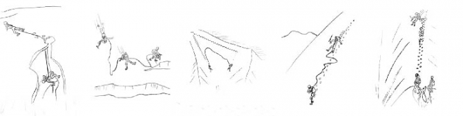 Задачи 16-20 (Альпинизм, ситуационные задачи, задачник, техника альпинизма, риск онсайт, фар)