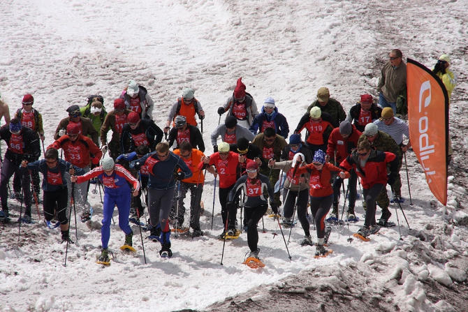 Самое трендовое мероприятие RedFox Elbrus Race. Снегоступинг. (:, red fox elbrus race)