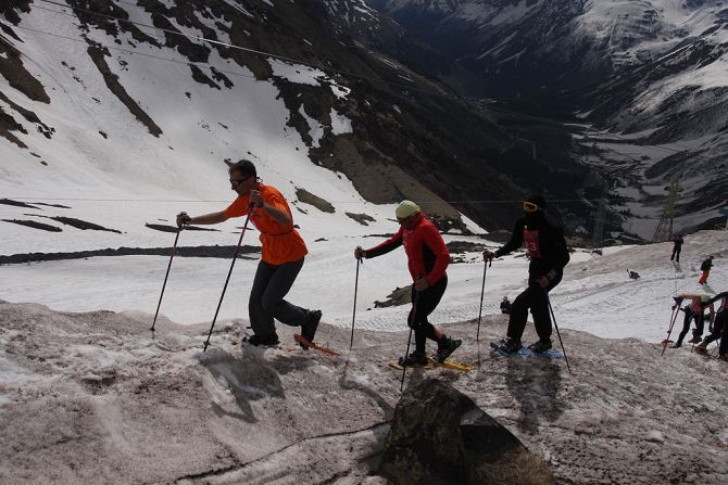 Самое трендовое мероприятие RedFox Elbrus Race. Снегоступинг. (:, red fox elbrus race)