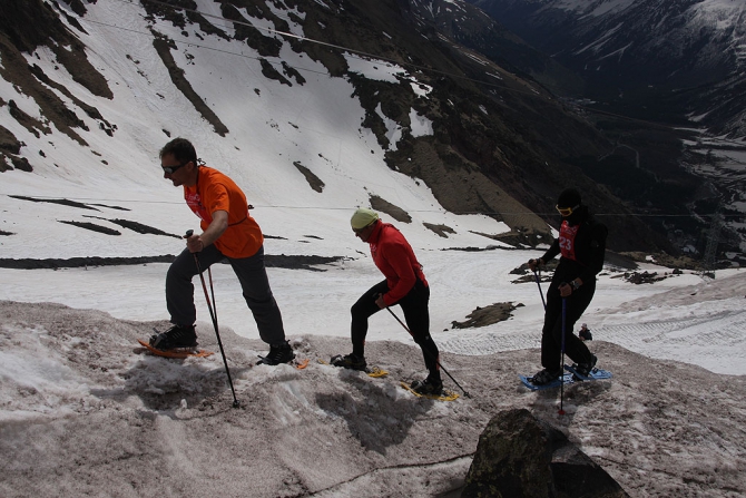 Самое трендовое мероприятие RedFox Elbrus Race. Снегоступинг. (:, red fox elbrus race)