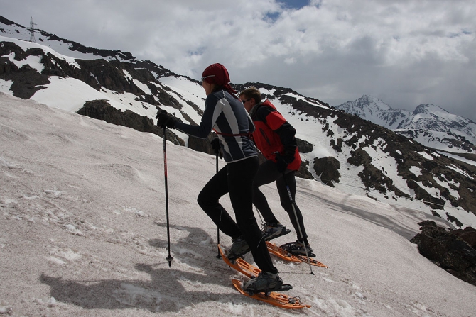 Самое трендовое мероприятие RedFox Elbrus Race. Снегоступинг. (:, red fox elbrus race)