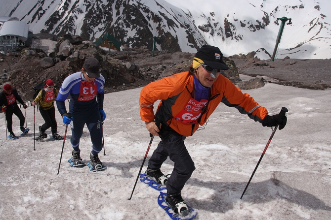 Самое трендовое мероприятие RedFox Elbrus Race. Снегоступинг. (:, red fox elbrus race)
