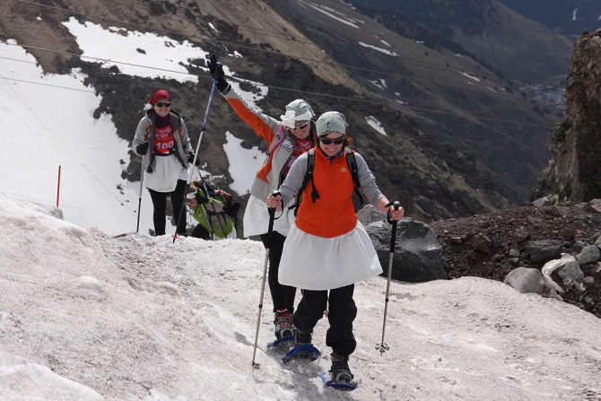 Самое трендовое мероприятие RedFox Elbrus Race. Снегоступинг. (:, red fox elbrus race)