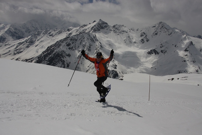 Самое трендовое мероприятие RedFox Elbrus Race. Снегоступинг. (:, red fox elbrus race)