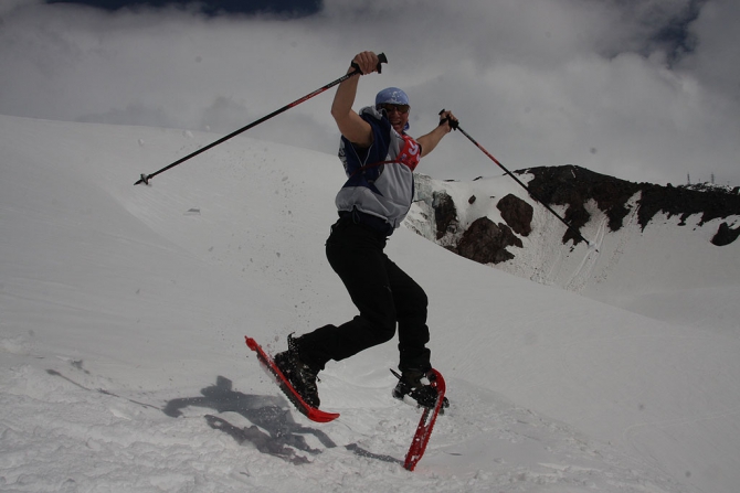 Самое трендовое мероприятие RedFox Elbrus Race. Снегоступинг. (:, red fox elbrus race)