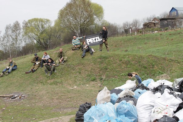 Итоги уборки в Сьянах (Спелеология, пещеры, уборка, petzl, мусор, спелестология)