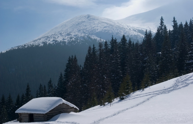Зимняя Карпатская Радиоэкспедиция 2010. Петрос - Говерла (Бэккантри/Фрирайд, карпаты)