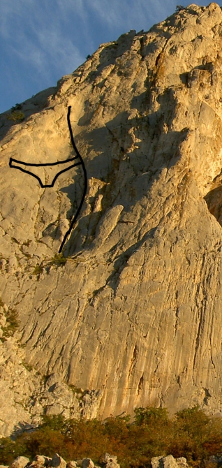 Девочки на Морчеке. "Линия Бедра" 5Б, 6b, A3, 370м (Альпинизм, первопроход, крым, морчека, новый маршрут, терентьева, коптева)