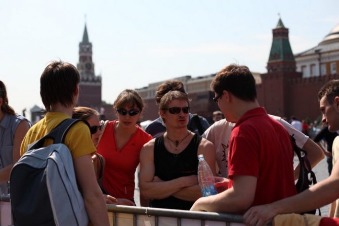 Кубок Москвы на Красной площади. (Скалолазание, боярских, воробьев, скалолазание)