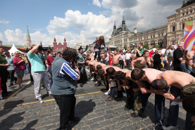Кубок Москвы на Красной площади. (Скалолазание, боярских, воробьев, скалолазание)