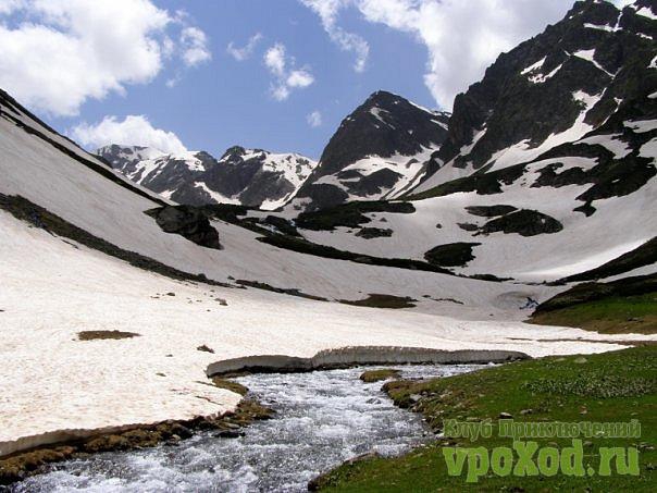 Кавказ. Голубые Озера Архыза. 18-30 июня 2010 года (Горный туризм, природа, активный отдых, красота., озёра, горы, поход, палатка)